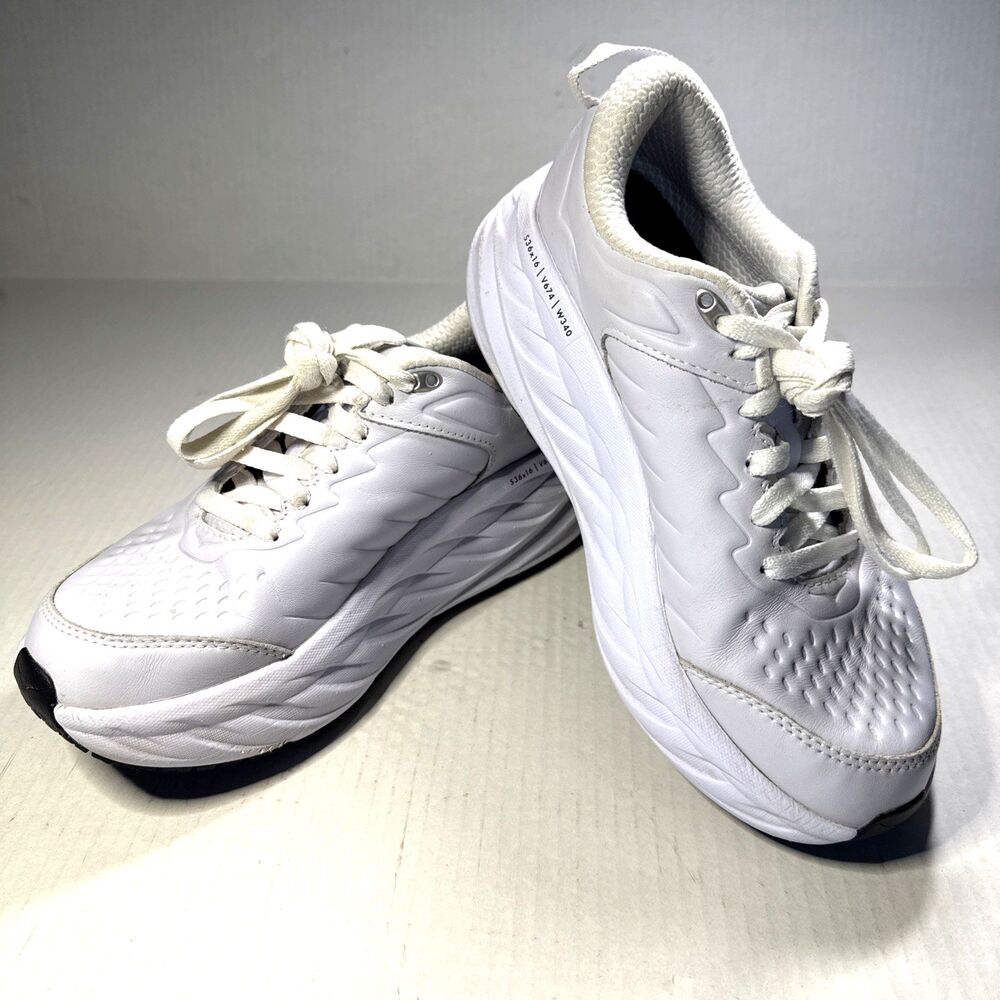 Hoka One One W Bondi SR Shoes Sneakers Women’s Sz 8.5 EU 40 2/3 1110521 White